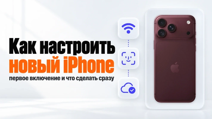 Как настроить новый iPhone: первое включение и что сделать сразу