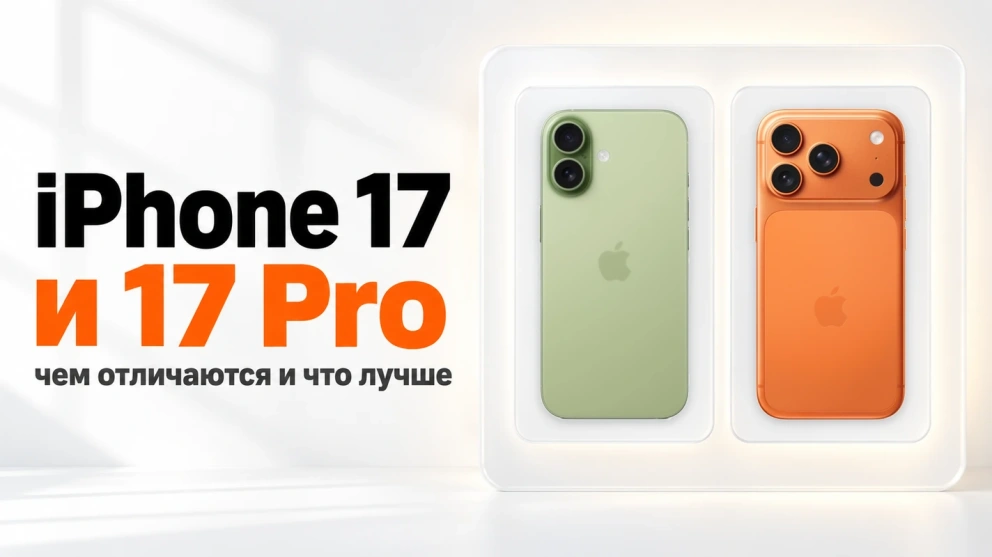 Сравнение iPhone 17 и 17 Pro: чем отличаются и что лучше